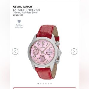 GEVRIL WATCH LA FAYETTE / Ref. 2900
36mm, Stainless Steel , Preowned